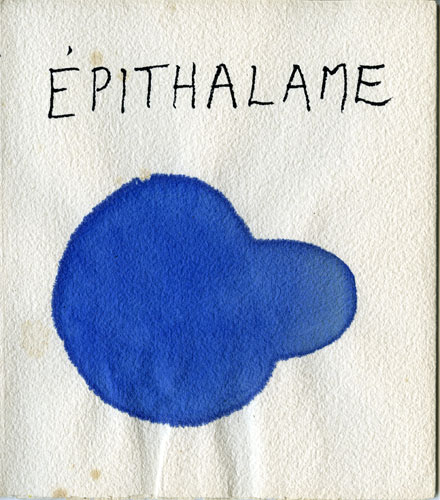 Mathias Pérez & Michel Butor : Epithalame