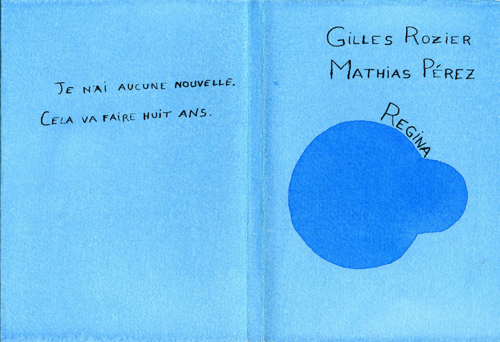 Mathias Pérez & Gilles Rozier : Regina